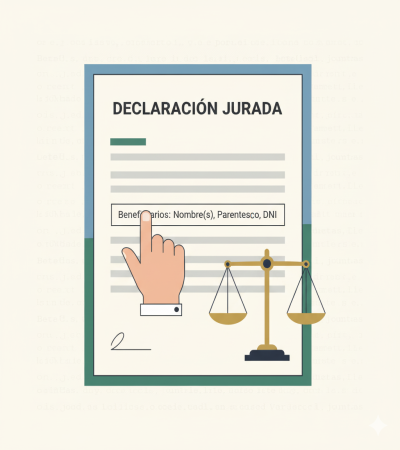 Beneficiarios vida ley: testamento